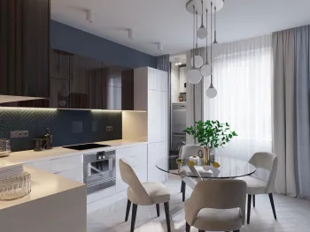 Интерьер кухни в современном стиле смотреть на Basicdecor