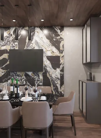 Интерьер столовой  смотреть на Basicdecor