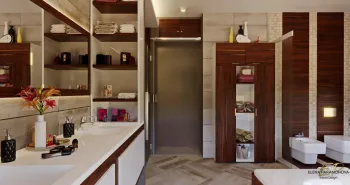 Интерьер ванной  смотреть на Basicdecor