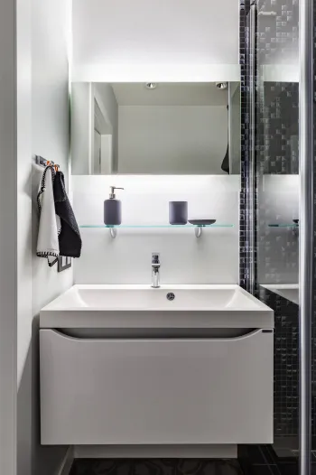 Интерьер ванной в скандинавском стиле смотреть на Basicdecor