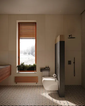 Интерьер ванной  смотреть на Basicdecor