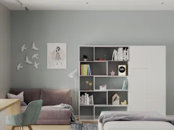 Интерьер детской в скандинавском стиле смотреть на Basicdecor