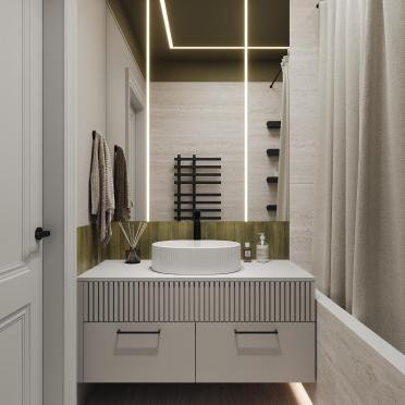 Интерьер ванной  смотреть на Basicdecor