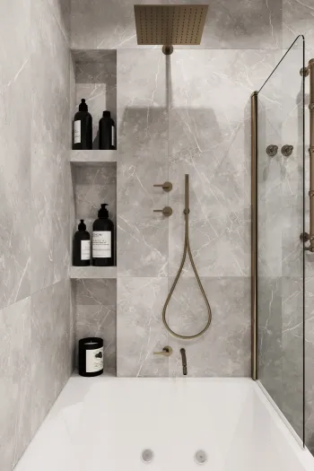 Интерьер ванной в неоклассике смотреть на Basicdecor