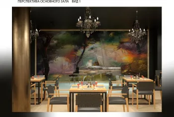 Интерьер кафе и ресторана в стиле фьюжн смотреть на Basicdecor