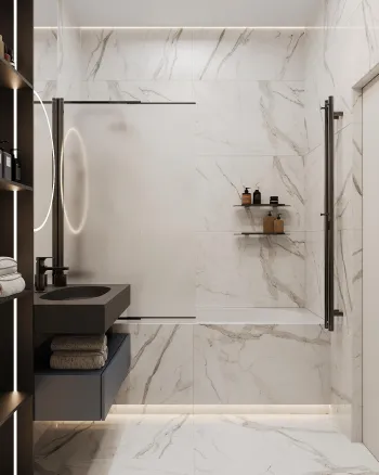 Интерьер ванной  смотреть на Basicdecor