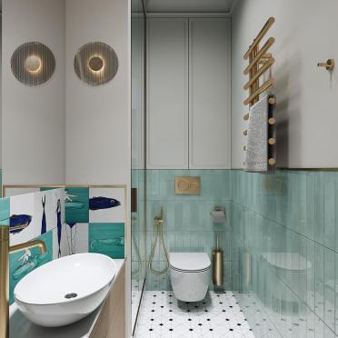 Интерьер ванной  смотреть на Basicdecor
