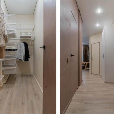 Интерьер с проходной и с подсветкой  смотреть на Basicdecor