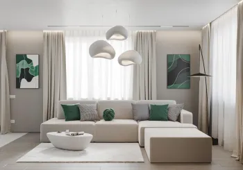 Интерьер гостиной  смотреть на Basicdecor