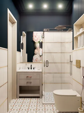Интерьер ванной  смотреть на Basicdecor