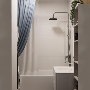 Интерьер ванной  смотреть на Basicdecor