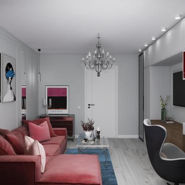 Интерьер гостиной  смотреть на Basicdecor