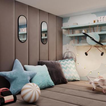 Интерьер детской с для мальчика  смотреть на Basicdecor