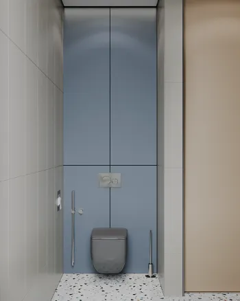 Интерьер ванной с без окна  смотреть на Basicdecor