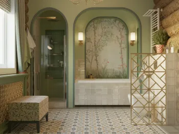 Интерьер в стиле кантри, винтажном и провансе смотреть на Basicdecor