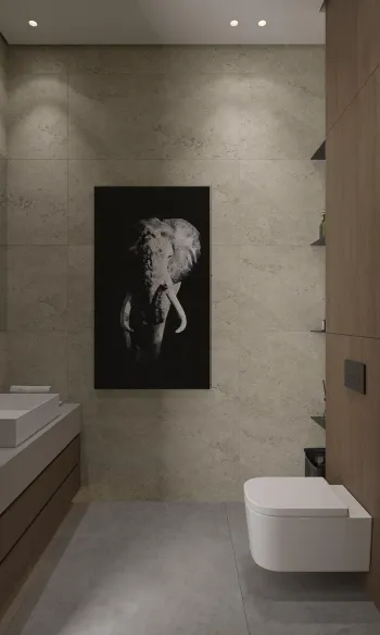 Интерьер ванной  смотреть на Basicdecor