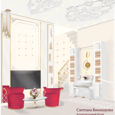 Интерьер гостиной  смотреть на Basicdecor