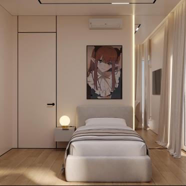 Интерьер спальни cветильниками над кроватью  смотреть на Basicdecor