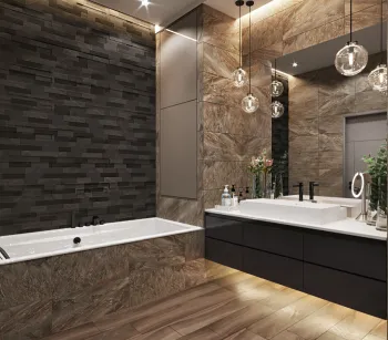 Интерьер ванной  смотреть на Basicdecor