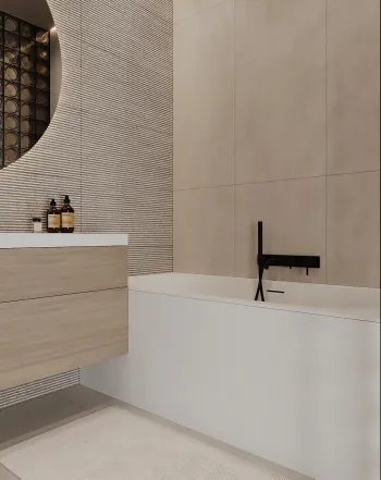 Интерьер ванной  смотреть на Basicdecor