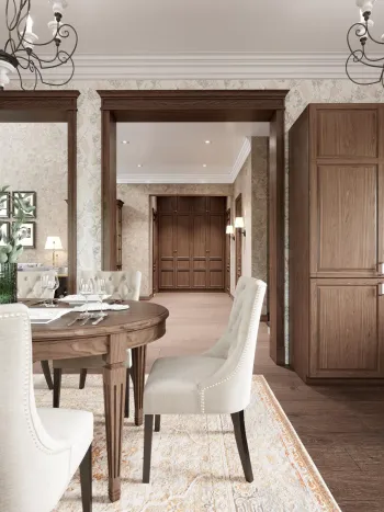 Интерьер столовой в классическом стиле смотреть на Basicdecor
