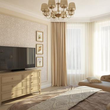 Интерьер спальни в неоклассике смотреть на Basicdecor