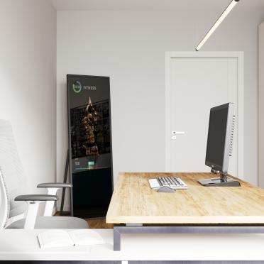 Интерьер кабинета c подсветкой  смотреть на Basicdecor