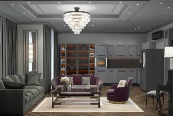Интерьер гостиной  смотреть на Basicdecor
