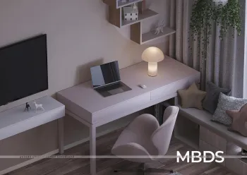 Интерьер c рабочим местом  смотреть на Basicdecor