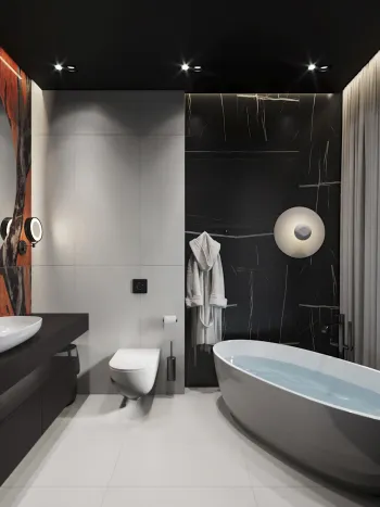 Интерьер ванной  смотреть на Basicdecor