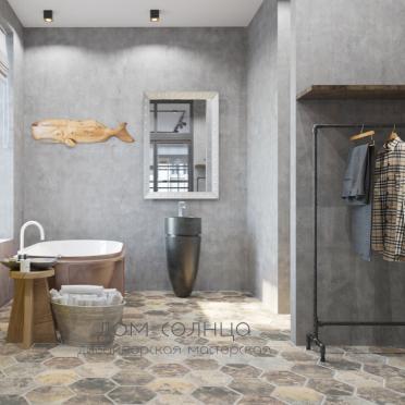 Интерьер ванной в стиле лофт смотреть на Basicdecor