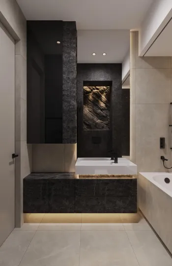 Интерьер ванной  смотреть на Basicdecor