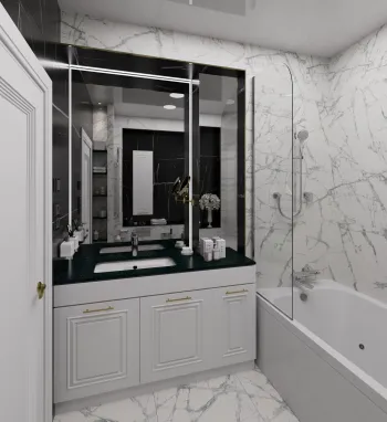 Интерьер ванной  смотреть на Basicdecor