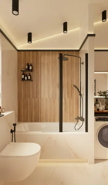 Интерьер ванной  смотреть на Basicdecor
