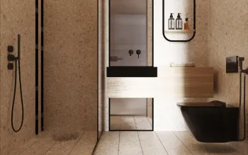 Интерьер ванной  смотреть на Basicdecor