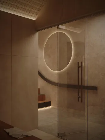 Интерьер с нишей с подсветкой, подсветкой настенной и с подсветкой  смотреть на Basicdecor