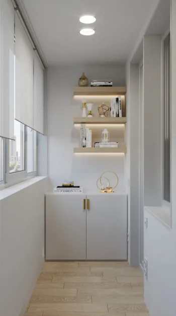 Интерьер с нишей с подсветкой в современном стиле смотреть на Basicdecor