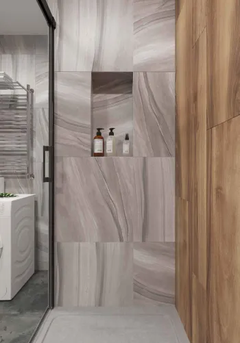 Интерьер ванной в современном стиле смотреть на Basicdecor