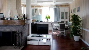 Интерьер гостиной в современном стиле смотреть на Basicdecor
