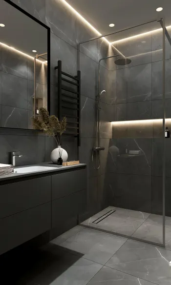 Интерьер ванной  смотреть на Basicdecor