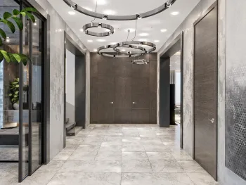 Интерьер прихожей с проходной в современном стиле смотреть на Basicdecor