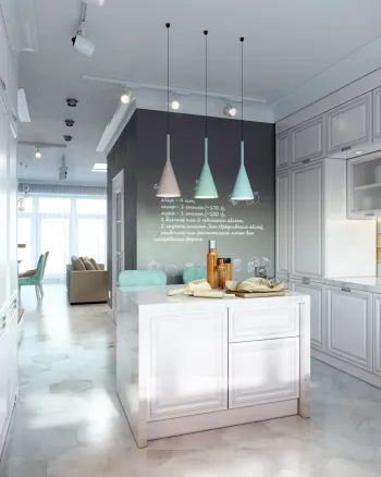 Интерьер кухни в неоклассике смотреть на Basicdecor