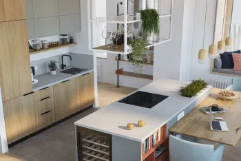 Интерьер кухни в современном стиле смотреть на Basicdecor