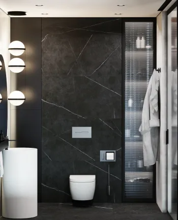 Интерьер ванной  смотреть на Basicdecor
