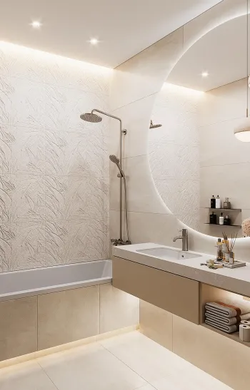 Интерьер ванной  смотреть на Basicdecor