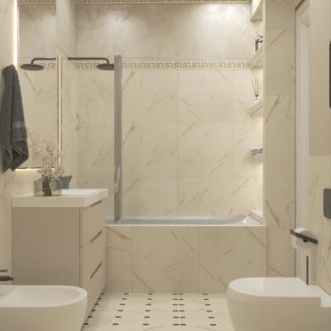 Интерьер ванной  смотреть на Basicdecor