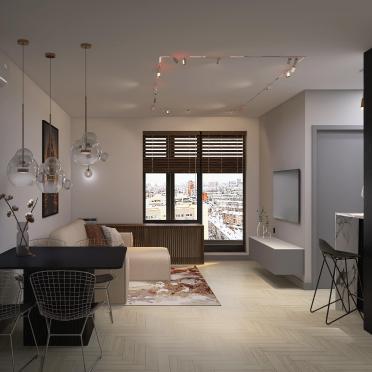 Интерьер гостиной  смотреть на Basicdecor