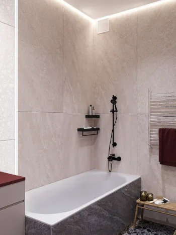 Интерьер ванной  смотреть на Basicdecor