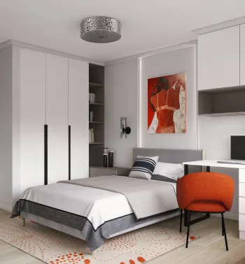 Интерьер спальни  смотреть на Basicdecor