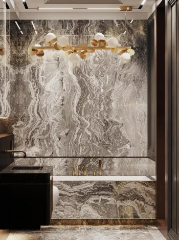 Интерьер ванной в неоклассике смотреть на Basicdecor